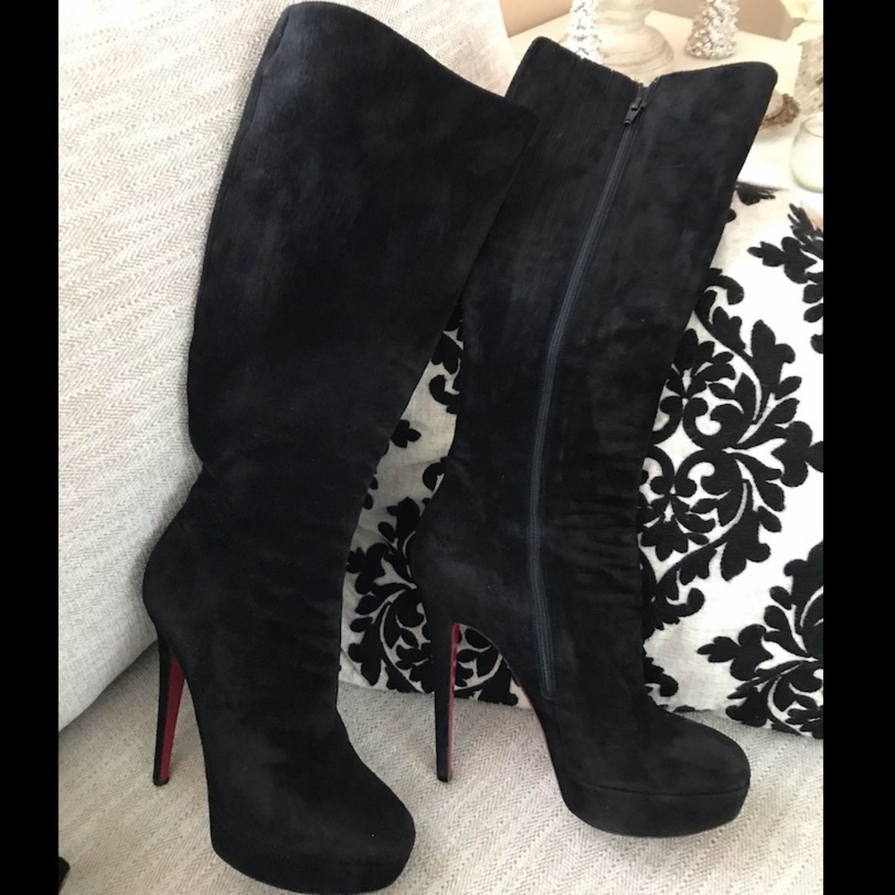 Christian Louboutin boots/ Negotiable on price